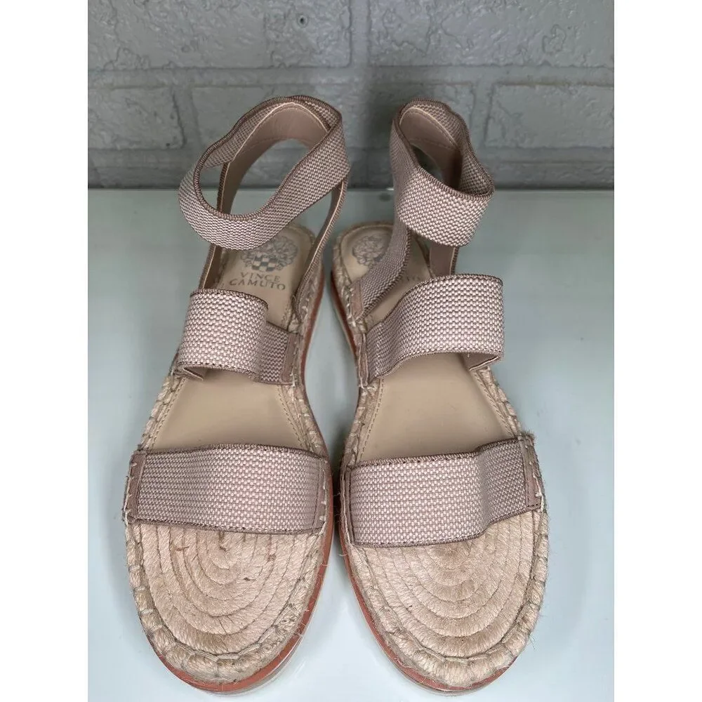 Vince Camuto Kolindia Women Espadrille Platform Sandal Size 9 1/2